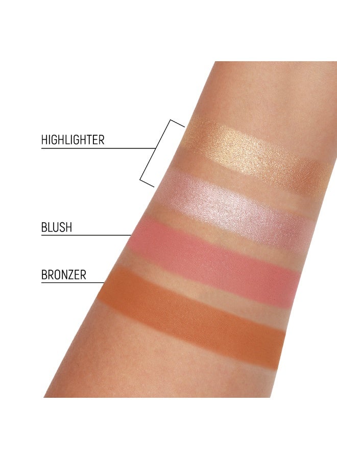 Character 4 Color Blush & Highlighter Palette - Image 2